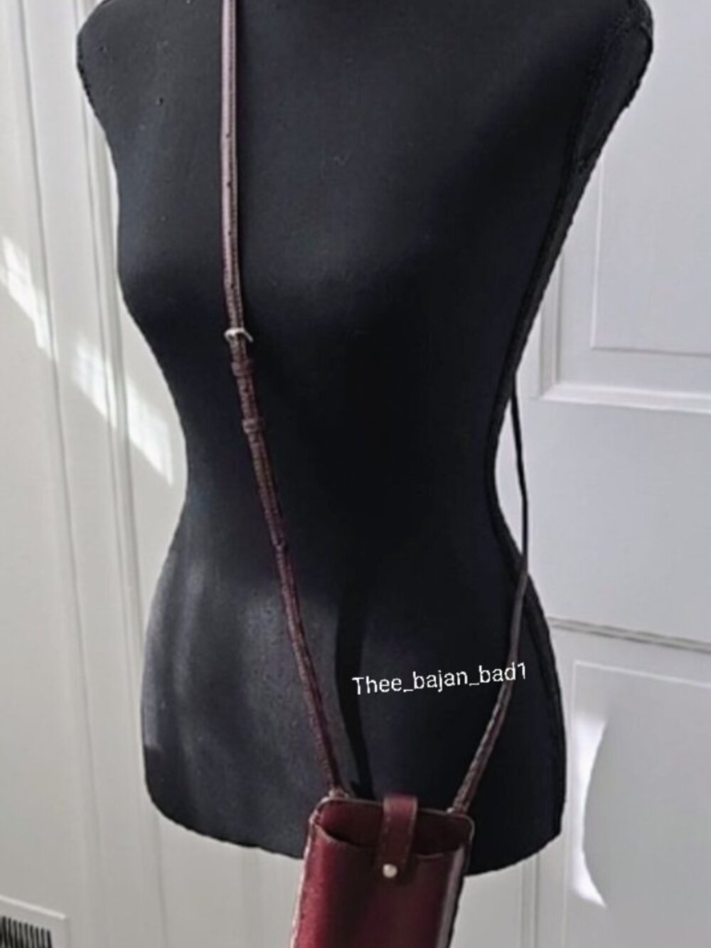 🎉 HTF COACH MERLOT CHERRY North/South Phone Crossbody